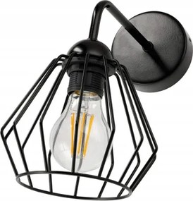 Nástenná lampa 1x E27 LOFT edison LED nad zrkadlo, drôtená guľa