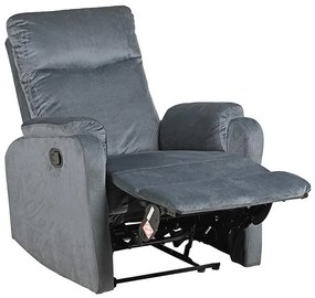 Kreslo Sue tmavosivá s relaxačnou funkciou