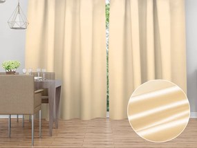 Biante Saténový záves LUX-057 Béžový 140x140 cm