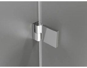 Mexen Lunar-B, výklopný sprchový kút ľavý 85 x 70 cm, 8mm číre sklo, chrómový profil, 832-085-070-01-00-L