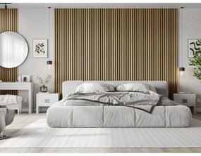 Mexen Lam-B, akustické stenové lamely 275 × 30 cm, HDF doska 4 mm, technická dyha, dub zlatistý, 275307-3015-003