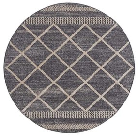 Koberec Art 2645 sivý kruh