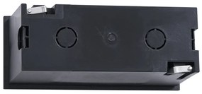 Moderné Zapustené Nástenné Svietidlo Čierne 16cm vrátane LED IP65 - Mert