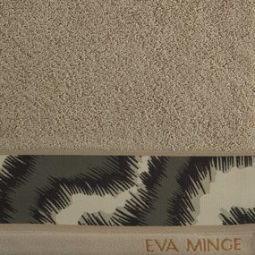 BAVLNENÝ UTERÁK EVA MINGE24 SADA 3KS 70X140 CM BÉŽOVÁ