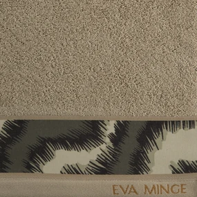 BAVLNENÝ UTERÁK EVA MINGE24 SADA 3KS 70X140 CM BÉŽOVÁ
