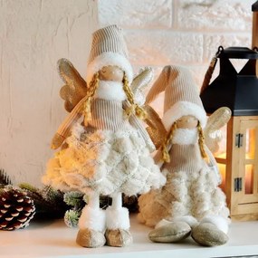 Vianočná dekorácia AURIE anjelik 50 cm 862279