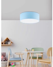 Detské stropné svietidlo RONDO KIDS 4xE27/15W/230V modrá