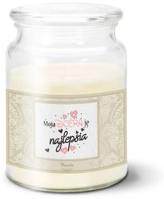 Sablio Sviečka Moja dcéra je najlepšia - 500 g