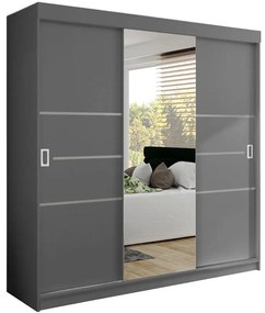 Skriňa Bill 4 200 grafit