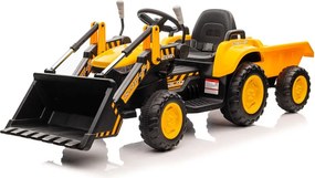 LEAN CARS Nabíjací traktor s lyžicou BW-X002A Žltý