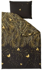 Obliečky z mikrovlákna VISATA čierne Rozmer obliečky: 70 x 80 cm | 140 x 200 cm