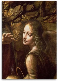 Gario Obraz na plátne Madona v jaskyni - Leonardo da Vinci, reprodukcia Rozmery: 80 x 120 cm