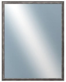 DANTIK - Zrkadlo v rámu, rozmer s rámom 70x90 cm z lišty TRITON cín (2146)
