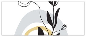 Obraz - Kvety vo váze N⁰1 (120x50 cm)