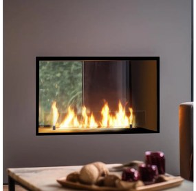 InFire - Vstavaný BIO krb 48,5x83,5 cm 3,5kW čierna