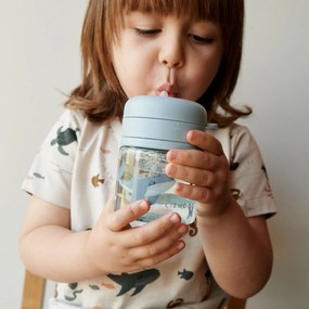 LIEWOOD Detská fľaša so slamkou Pavia Sea Creature Sandy 280 ml