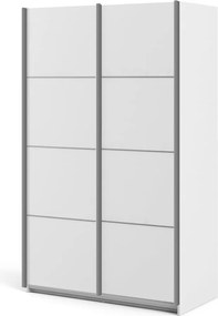 Biela šatníková skriňa Tvilum Verona, 122 x 202 cm