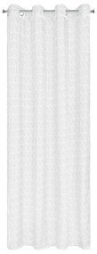 ZÁCLONA NA KRÚŽKOCH ELLISSA 140X250 CM BIELA