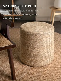 Taburetka Hanse Home JUTTA naturálna zlatá