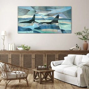 Obraz na skle Abstraktné veľryba zviera