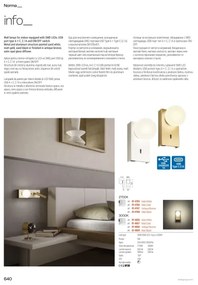 Redo 01-4659 - LED nástenné svietidlo NORMA LED/5W/230V CRI 90 USB čierne