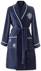 Soft Cotton Dámsky krátky župan MARINE LADY