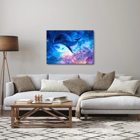 Obraz - Vesmírna veľryba (70x50 cm)