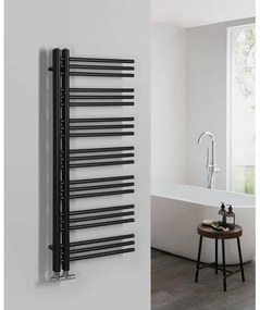 Sapho - Kúpeľňový radiátor DORLION 400W/230V 50x120 cm matná čierna