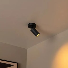 Lucide 09939/01/30 - Nástenné bodové svietidlo CLUBS 1xGU10/40W/230V čierna