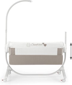 AD Detská postieľka k posteli CAM sivá Farba: Sivá