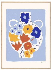 THE POSTER CLUB Autorský plagát Flower Pot by Frankie Penwill 40 x 50 cm
