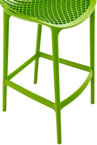 Plastová barová stolička DS10778434 - Zelená