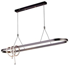 Toolight Toolight, LED stropné osvetlenie 120cm, 32W, 3000K, LHJ040-CP, čierna matná, OSW-50018