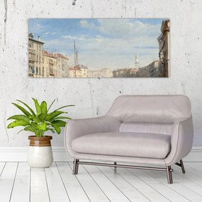 Obraz - Richard Parkes Bonington, The Grand Canal, reprodukcia (120x50 cm)