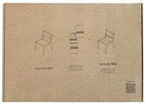 Detská stolička v prírodnej farbe Kaarol Earth – Lorena Canals