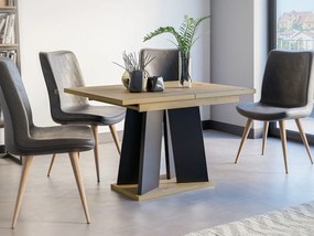 Jedálenský stôl Josiah, Farby: artisan / čierna