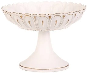BONTEC Misa kovová - na stojane, 15 cm, aranžovacia, biela Farba: Biela