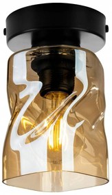 Stropné svietidlo Niki, 1x sklenené tienidlo (výber z 3 farieb)