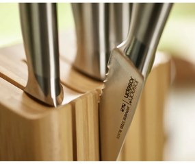 Súprava nožov so stojanom 5 ks z nehrdzavejúcej ocele Elevate Bamboo – Joseph Joseph