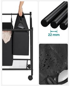 Kôš na bielizeň LINA čierna