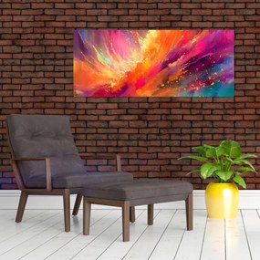 Obraz - Dynamická abstrakcia (120x50 cm)