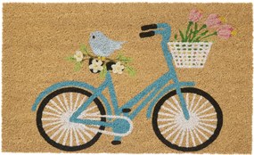 Ib Laursen Rohožka z kokosového vlákna Bicycle 45 × 75 cm