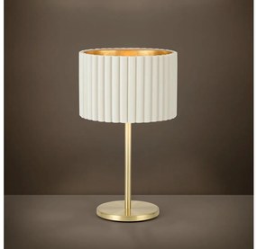 Eglo 39766 - Stolná lampa TAMARESCO 1xE27/40W/230V biela
