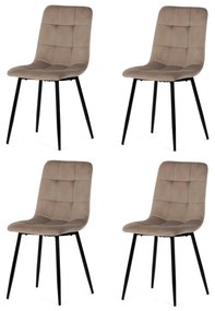 Súprava jedálenských stoličiek CT-281 CRM4, 4 ks