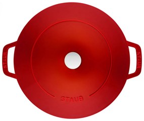 Staub Cocotte 2-dielna sada liatinových hrncov a panvíc 24 cm, čerešňa, 14562406