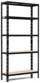 Balíček 20xSUPER EKO HIT - Policový regál Trestles RNDU-KUI 1800x900x300, nosnosť 875 kg, 5 políc Farba: čierna