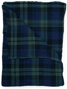 Deka Scot Ornkey zelená / modrá, károvaná