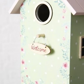 Drevená vtáčia búdka Antonia - 22 cm