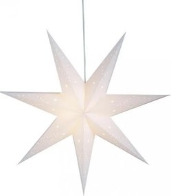 Markslöjd 8101,400 - Vianočná dekorácia SATURNUS 1xE14/25W/230V pr. 75 cm biela