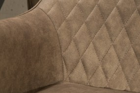 Stolička Palermo taupe lakťová opierka